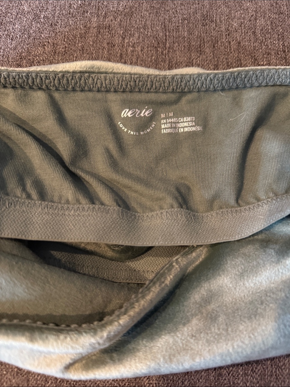 aerie Olive Green Crop Top